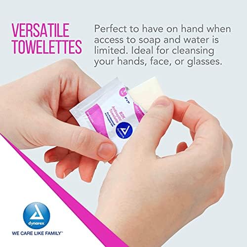 Sterile foil-packed antiseptic wipes for professional and home first aid kits.