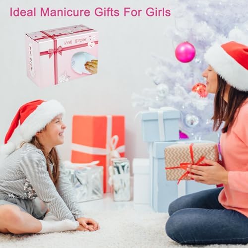 White portable nail air dryer for regular polish