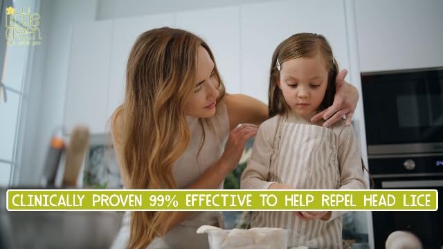 Little Green lice prevention system gel for braids and buns