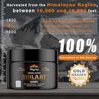 Naypiny organic shilajit resin packaging label details