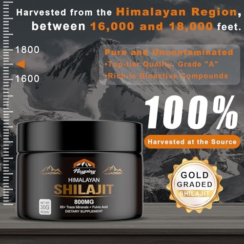 Gold grade shilajit resin with fulvic acid and humic acid to strengthen immune system.