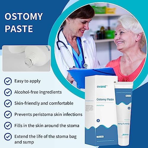 Latex free protective ostomy skin barrier paste for sensitive skin packaging