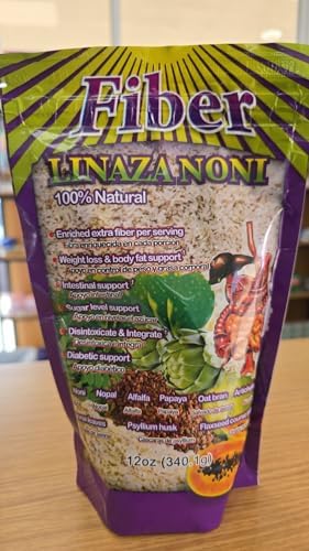 Plant based dietary fiber powder showing authentic packaging from Milagros De Mexico