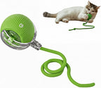 Interactive Cat Toy Ball, Automatic Intercative Cat Toys for Indoor Cats, The 3rd Generation Agile Moving Cat Ball with Elastic Mesh Tail, Toys for Indoor Adult Cats, Motion Activated (Red) - Image 12