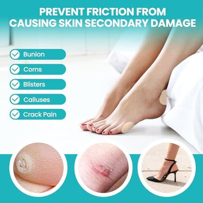 Promifun water-resistant bunion pads in multiple sizes