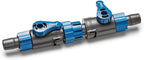 Oase ShutOff Valve 16/22 millimeter front view showing dual flow control knobs for aquarium canister filters.