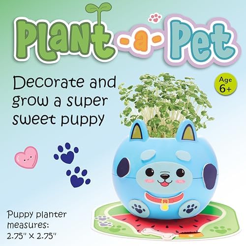 Creativity for Kids Plant-A-Pet: Puppy Toys for Girls - Mini Gifts and Easter Basket Stuffers for Girls, Arts and Crafts for Kids, DIY Activity Set (Ages 6+) - Image 4