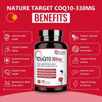 Nature Target 120-count packaging box and bottle layout