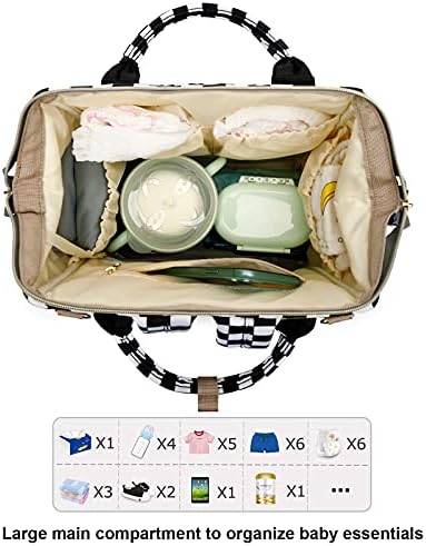 Yusudan mom backpack attached securely to stroller using included straps