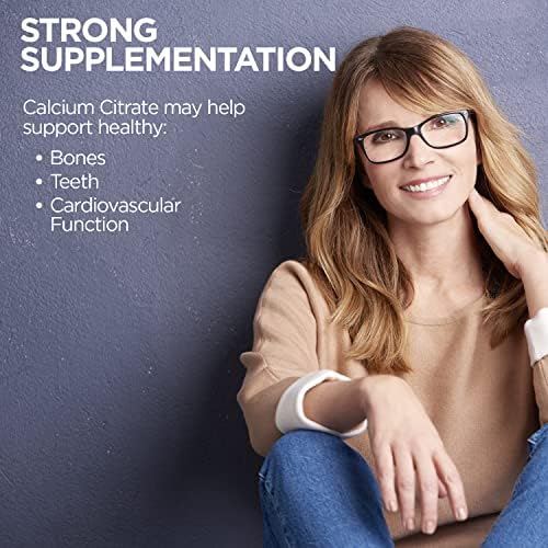 Side view of KAL Calcium Citrate 1000mg bottle detailing ActivTab technology