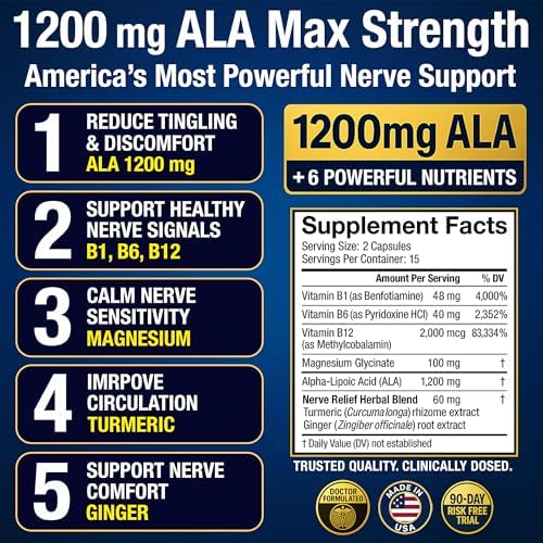 Supplement facts and ingredient label on Nuturna bottle