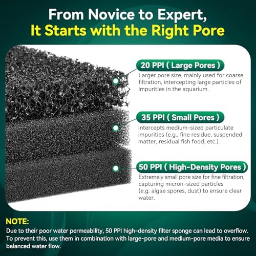 Premium reusable bio sponge material undergoing water permeability and flow testing