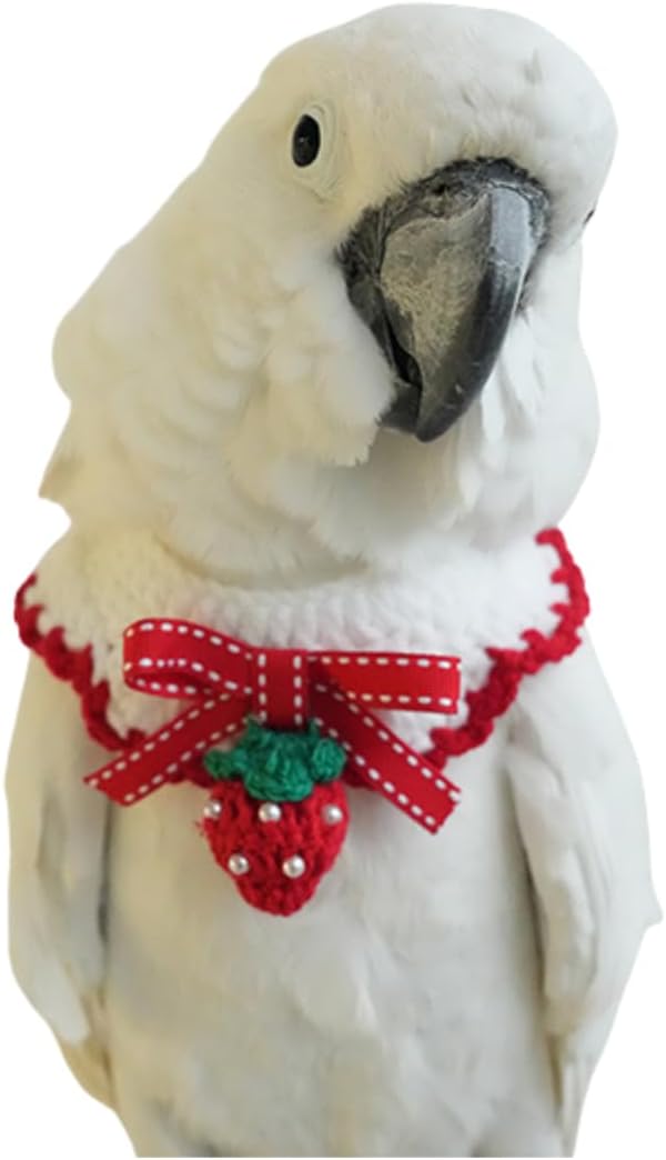 Bird Collar, Bird Clothes, Parrot Bird Supplies, Cute Collar for Medium and Large Birds Eclectus Cockatoo African Grey Amazon Bow Tie Scarf Super Cute Costume Photo Prop for Parrots (Necktie) - Image 13
