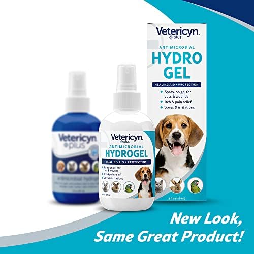 Innovacyn dog wound care hydrogel spray angled view showing size