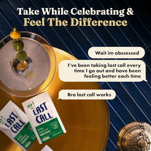 Last Call after alcohol capsules 10 pack box showing premium liver support ingredients