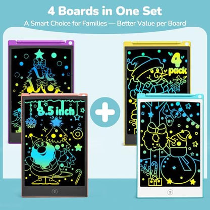 Children drawing on Tecjoe 8.5 inch LCD tablets