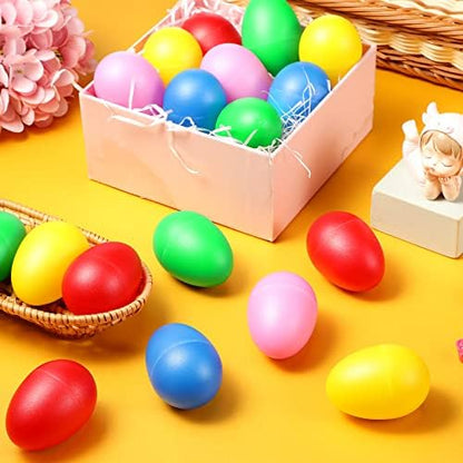 Children holding the colorful Imaginea plastic shaker eggs demonstrating proper hand percussion grip