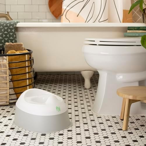 Side view of Ingenuity Ready Set Go Potty showing stable base