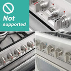 Instructional view of Grenfu double-key stove lock mechanism