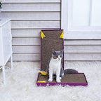 PEEKAB cat scratcher box with tassel accessory