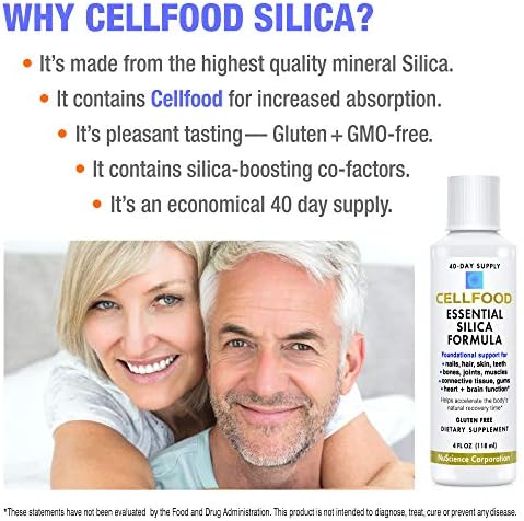 Cellfood Essential Silica 3 pack bundle for healthy skin and bones
