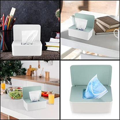 Two pieces of XhjzgcTech refillable wipe containers side by side