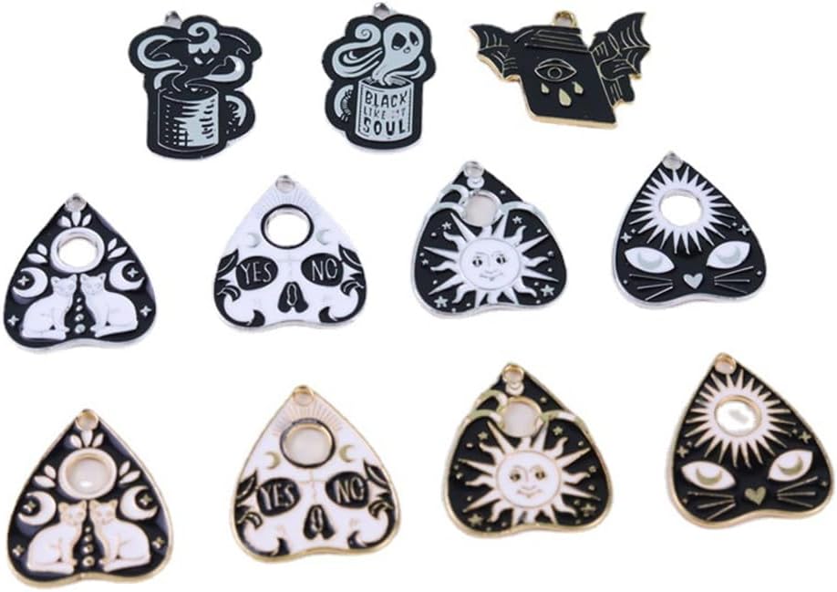 Close up of Yeyulin cat charms for DIY jewelry making