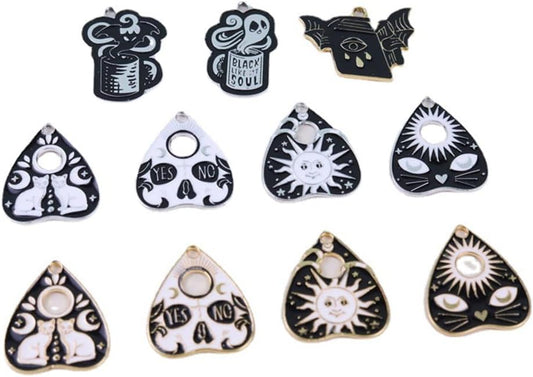 Close up of Yeyulin cat charms for DIY jewelry making