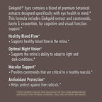 Lifestyle arrangement of Nature's Way Ginkgold Eyes tablets for eye health support
