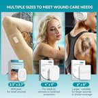 Waterproof transparent wound cover dressing pack of 50 pieces box layout