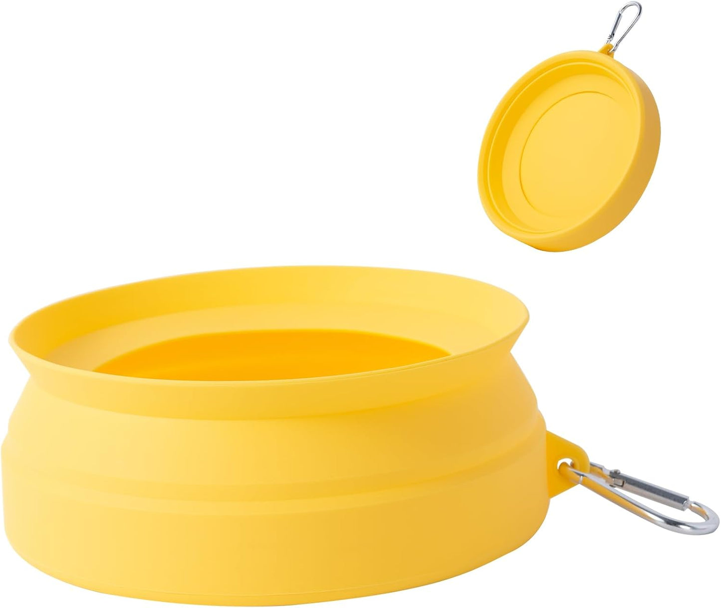 SLSON Spill Proof Dog Water Bowl for Cars,Collapsible No Splash Dog Travel Bowls Integrated Molding Portable Pet Bowl for Vehicle Road Trip Truck,RV,SUV,Boat Accessories (Cold Grey) - Image 10