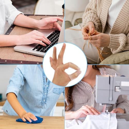 Washable and reusable silicone fingertip bandages being cleaned with warm water