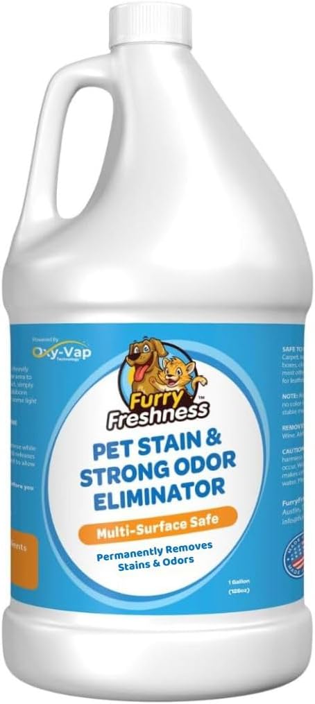 FurryFreshness pet odor neutralizer for upholstery and mattresses