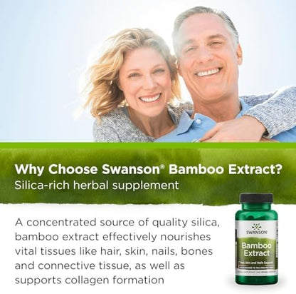 Non GMO gluten free vegan bamboo extract capsules for daily hair growth beauty routines