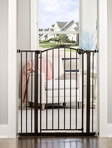 Regalo home accent pressure mounted pet and toddler gate lifestyle view