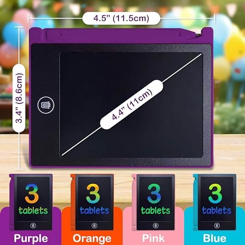 Individual mini LCD drawing tablet with one click erase button