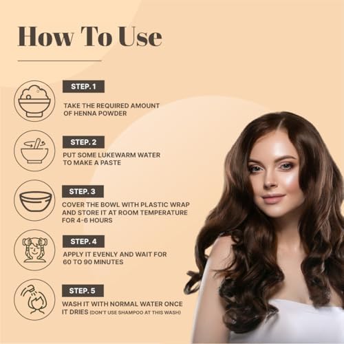 Chemical-free organic henna leaves powder for hair strengthening and scalp conditioning