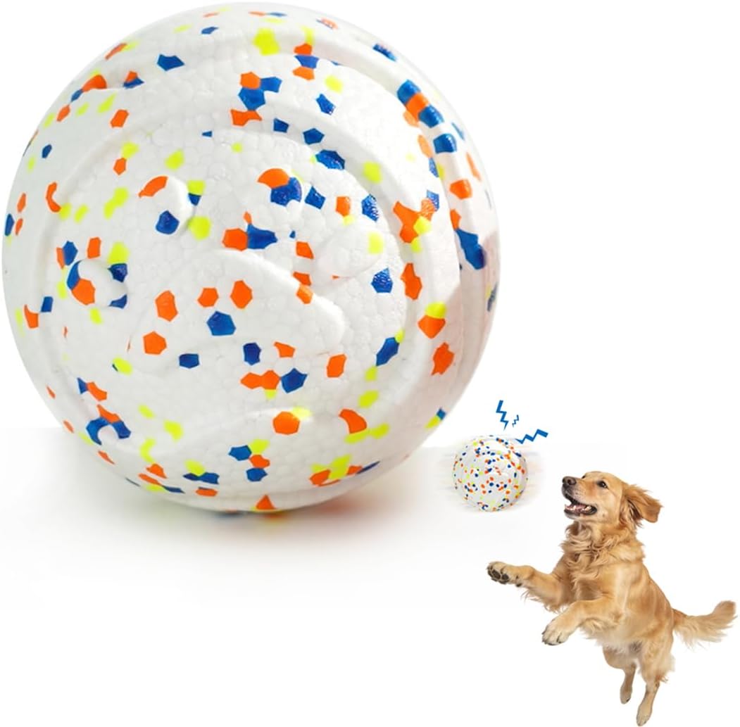 Mankoda Durable Dog Balls for Aggressive Chewers, 3'' ETPU Indestructible Rubber Floating Fetch Toys, Interactive Teething Chew Balls for Small Medium Large Dogs (3 Pack) - Image 13