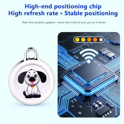 IOYDC durable weather resistant pet tracking device setup under running water