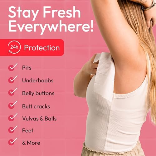 Organic cotton biodegradable deodorant wipes with Mandelic Acid