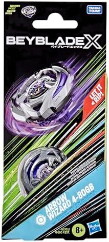 Beyblade X Arrow Wizard 4-80GB Booster Pack Set with Stamina Type Top; Authentic Takara Tomy Battle Tops Games/Toys for Boys and Girls 8+ - Image 4
