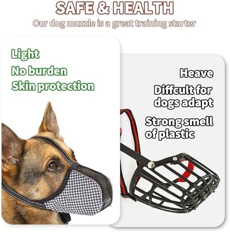 Close up of breathable mesh fabric on Joypaws dog muzzle