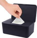 Seposeve black wipes dispenser front view
