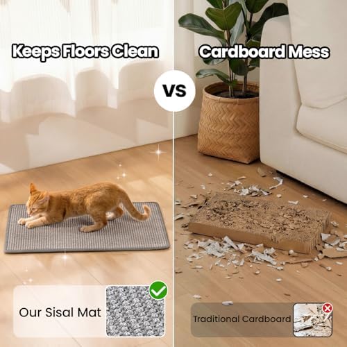Anti slip latex backing of the Conlun horizontal floor scratch rug