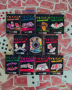 Marvin's Magic premium card trick kit contents displaying the Svengali deck and illustrated guide booklet