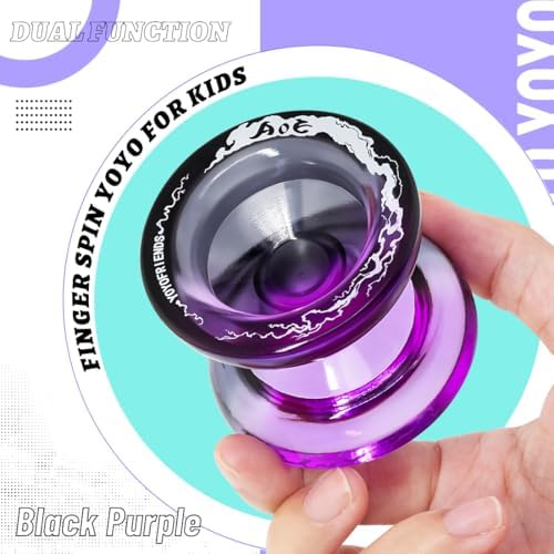 7YO AOE yoyo showing dual bearing and axle parts