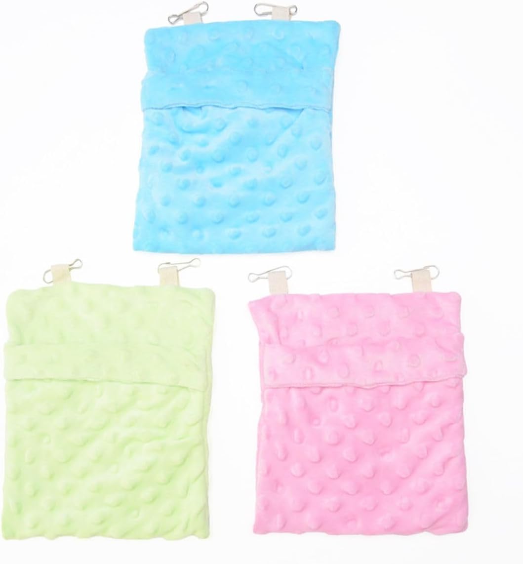 Sugar Glider Bonding Pouch Carrier Bag Sling Sleep Bag with Adjustable Strap for Travel Gliders Ferret Rat Hedgehog Hamster Small Pets (Blue) - Image 6