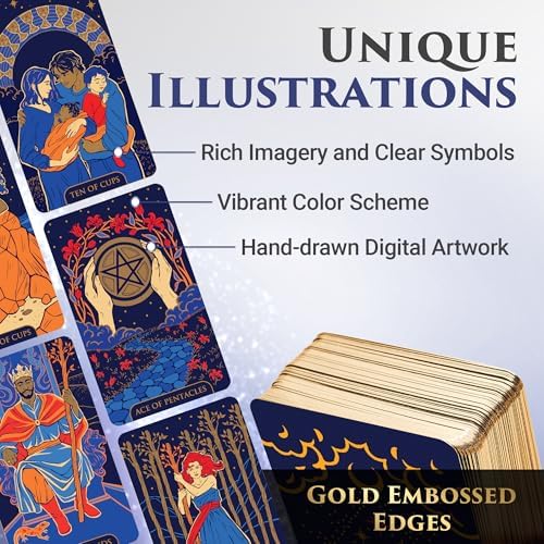 Wyspell tarot deck 200-page comprehensive guidebook cover