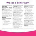Imported IVIZIA eye lubricant packaging showing ingredients and benefits
