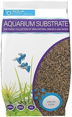 Close up texture of Aqua Natural Delta Sand for aquascaping